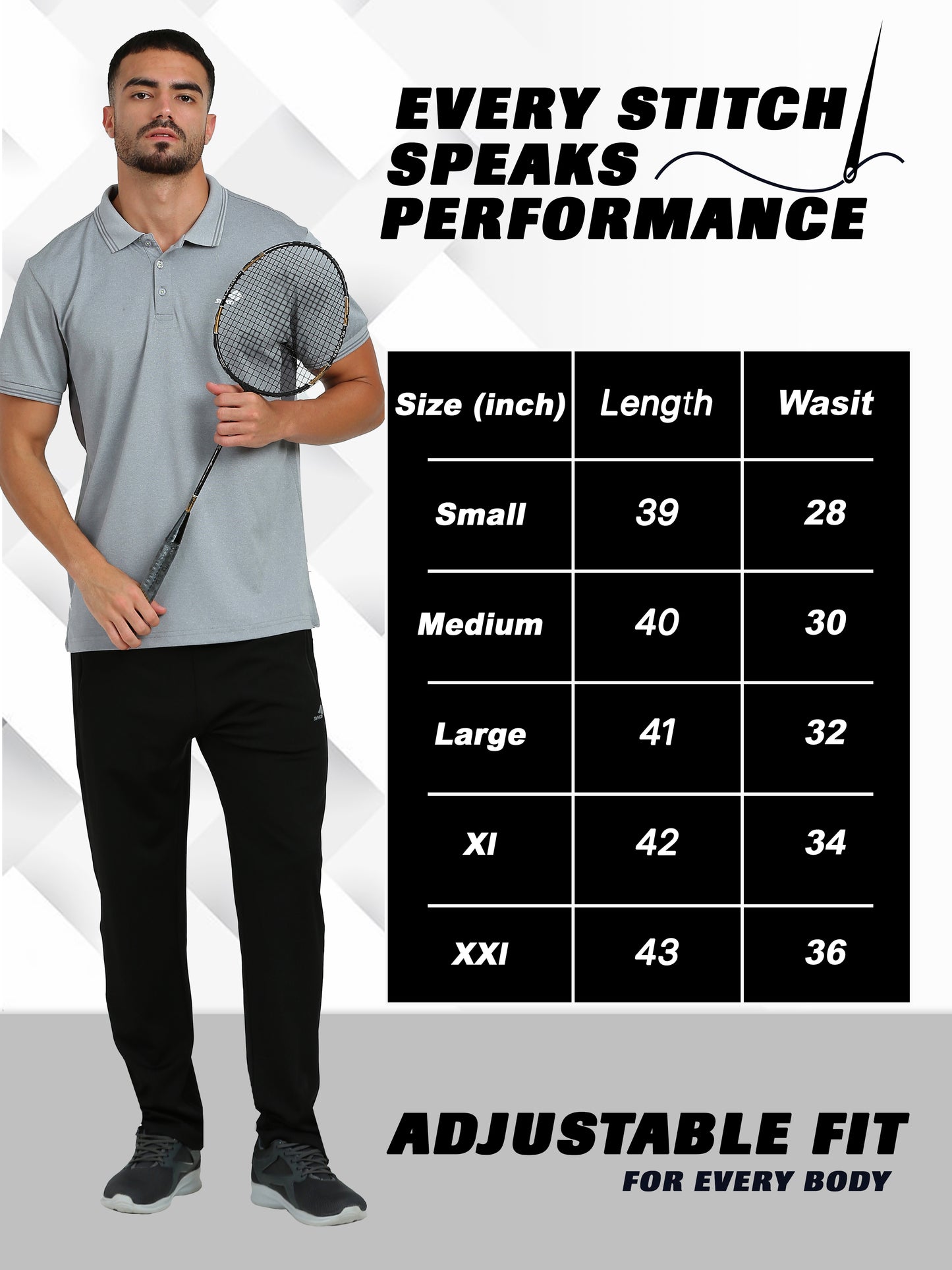 Vogue Trackpant (Black)