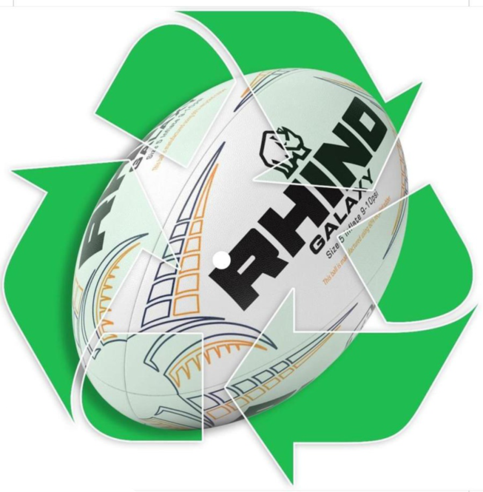 Recycled Rubber Rugby Ball Sporting Syndicate