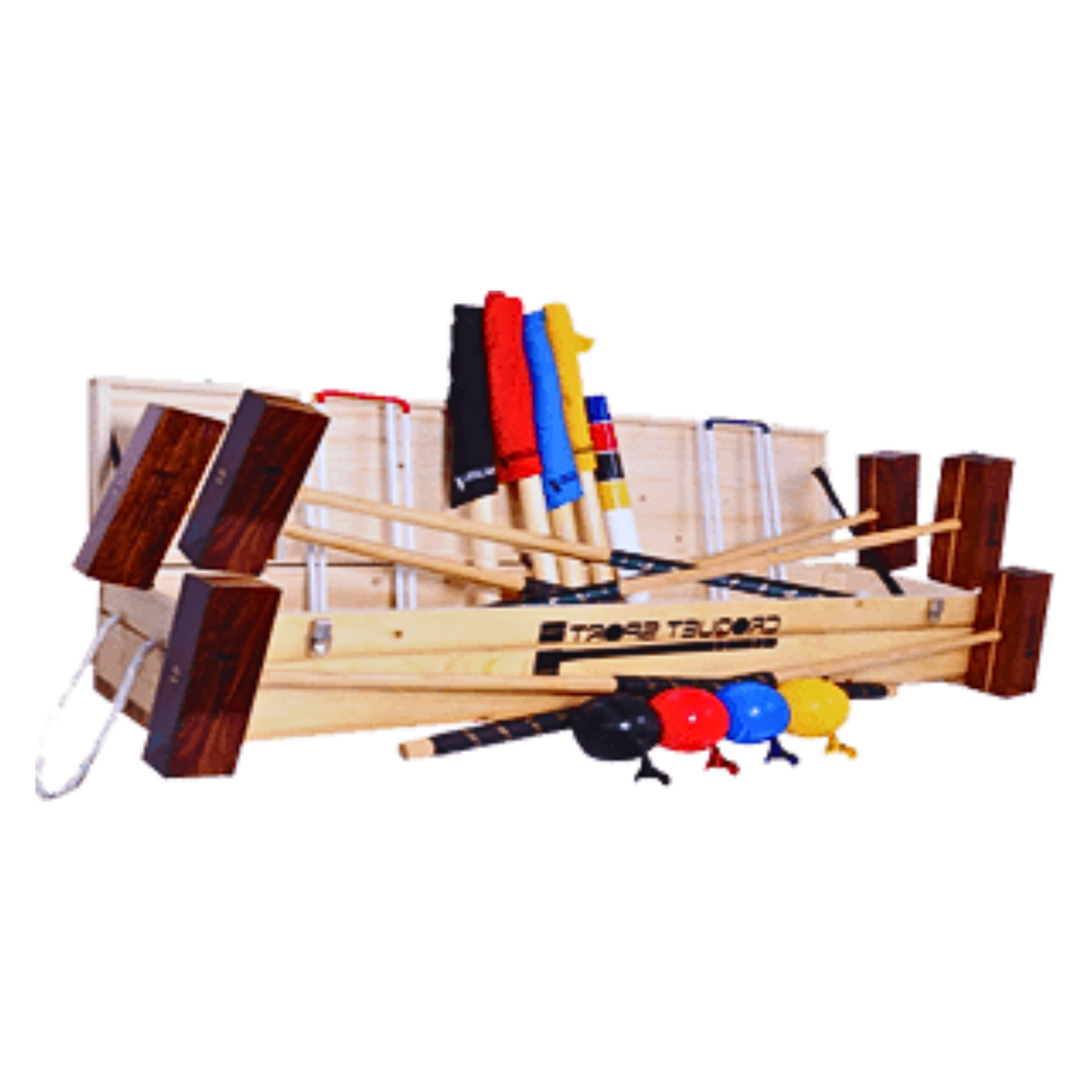 Genext croquet set – 6 player in wooden box (SS009-B)