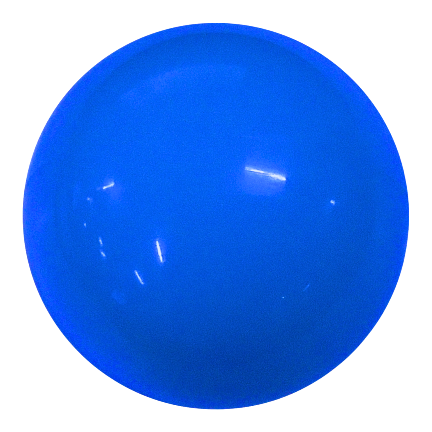 Blue Glossy Hockey ball