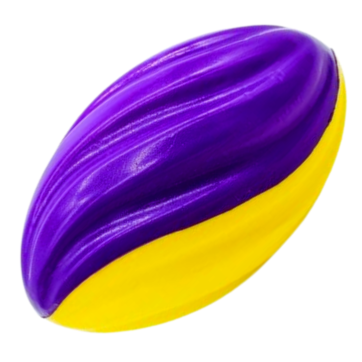 Kids Foam Rugby Ball ( Purple- Yellow)