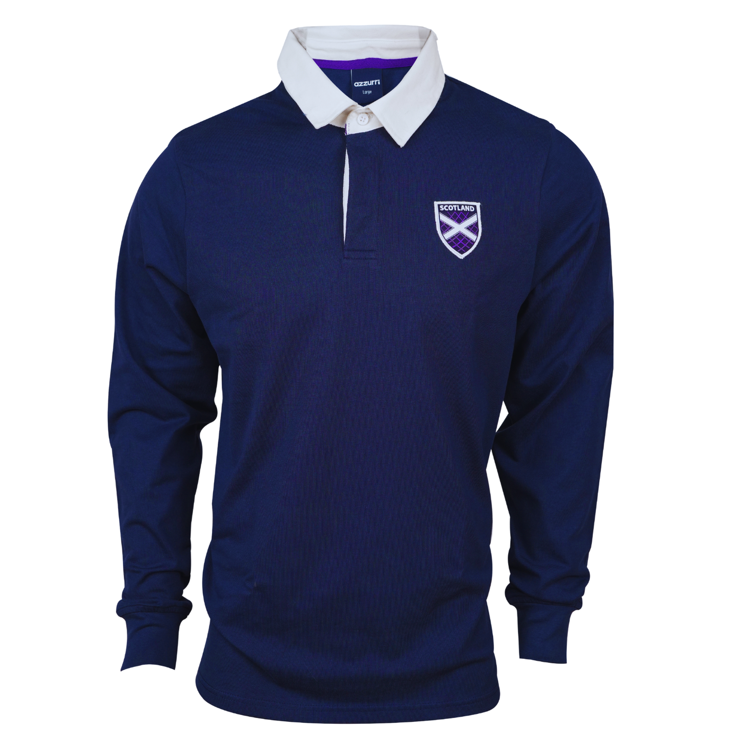 Men Polo T-shirt Full Sleeve (Navy-Blue)