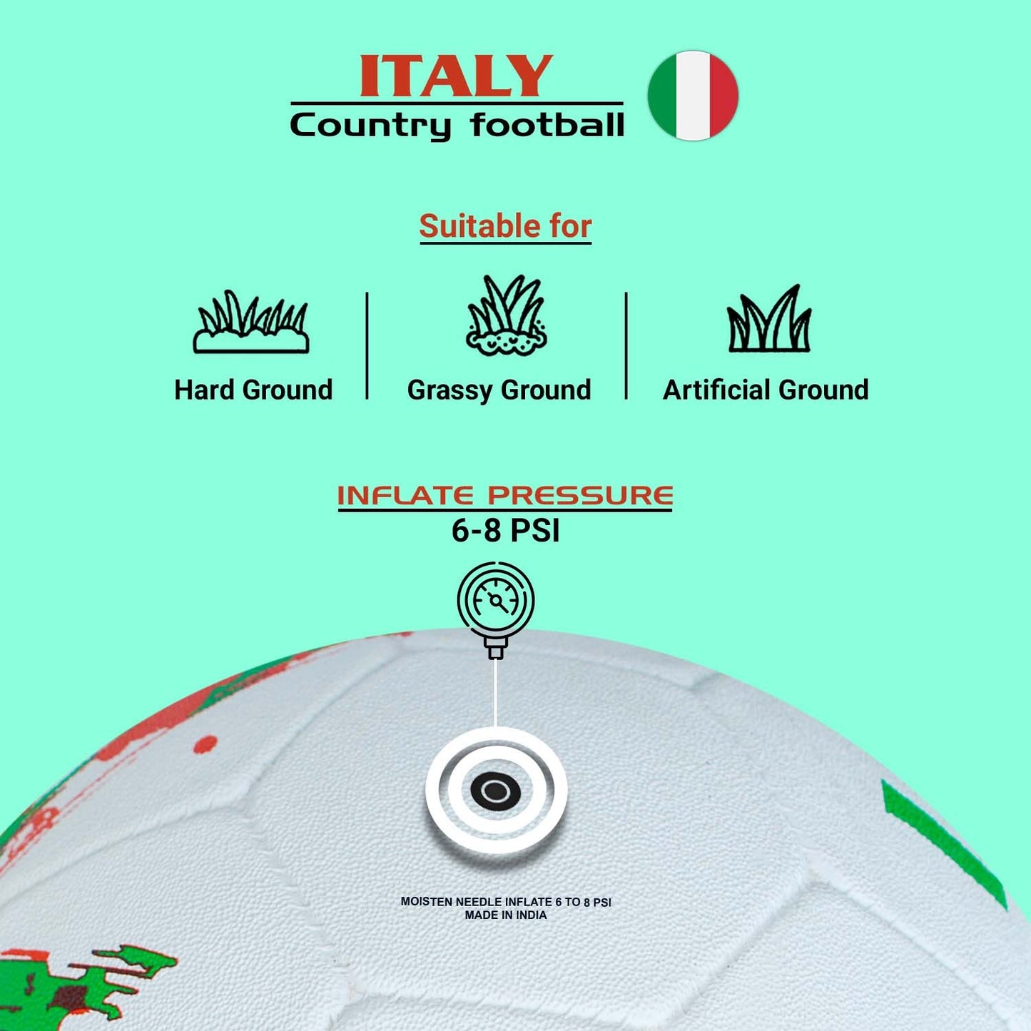 Italy Rubber Moulded Ball