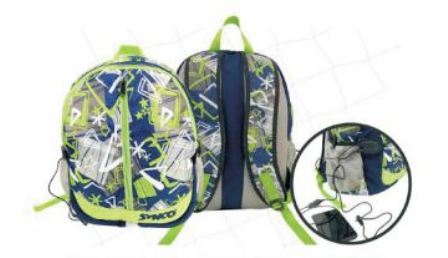 SS BACK PACK BAG CHARGING POINT