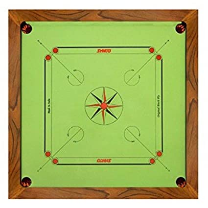 GREEN CARROM BOARD