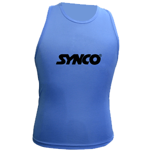 NETBALL BIB WITH ELASTIC. FABRIC HONEY COMB