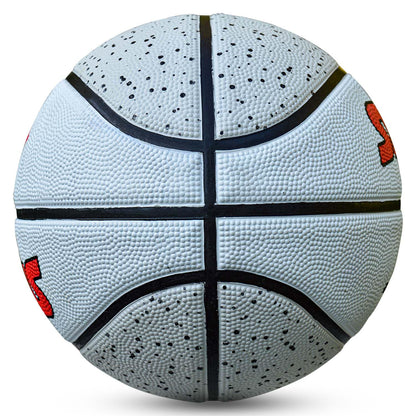 Basketball size- 5,7 grey white