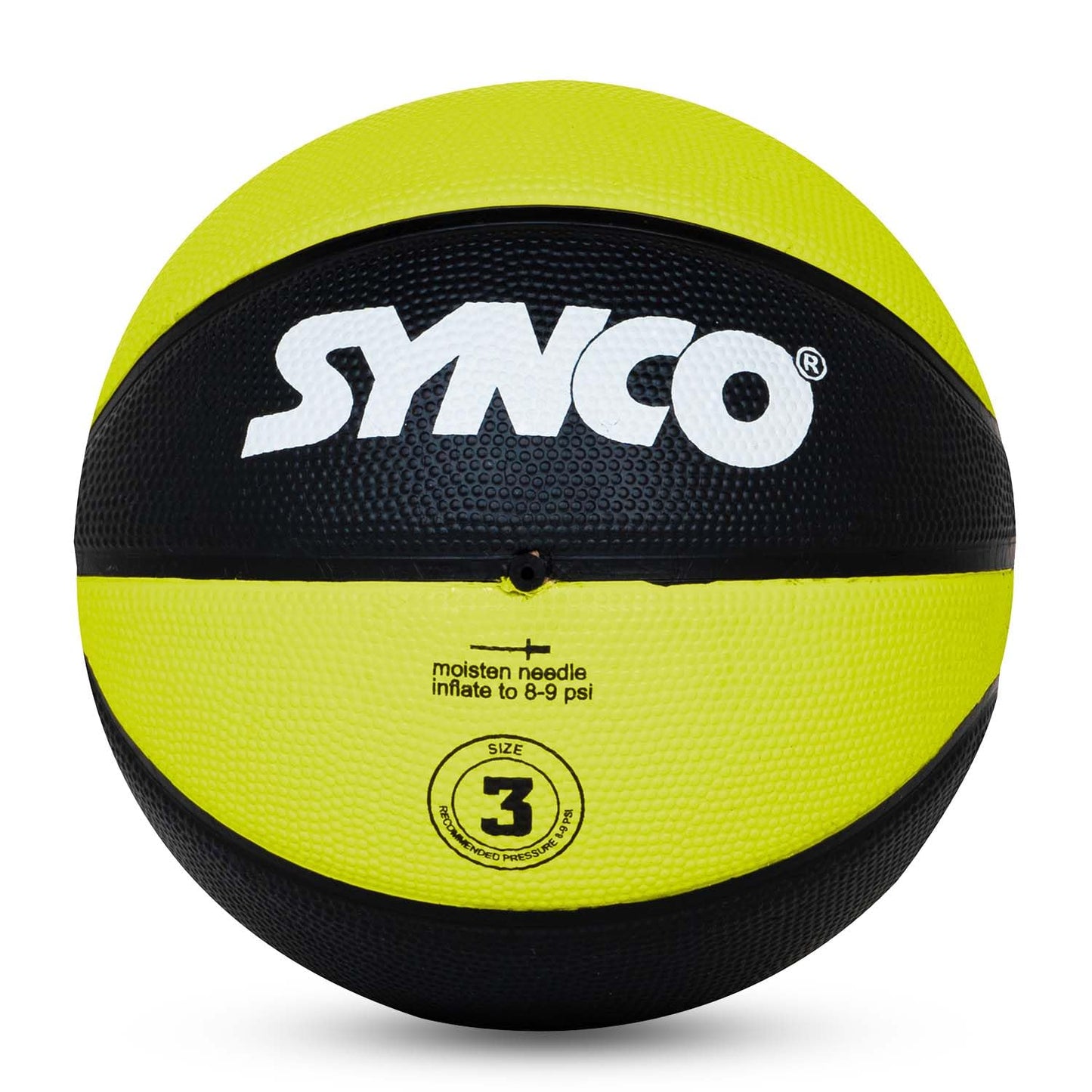 Size-3 Basketball (Green-Black)