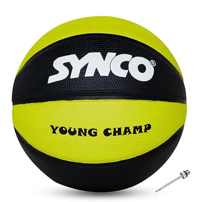 Size-3 Basketball (Green-Black)