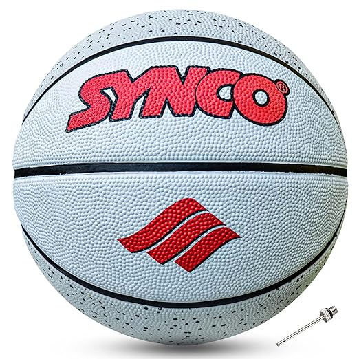 Basketball size- 5,7 grey white