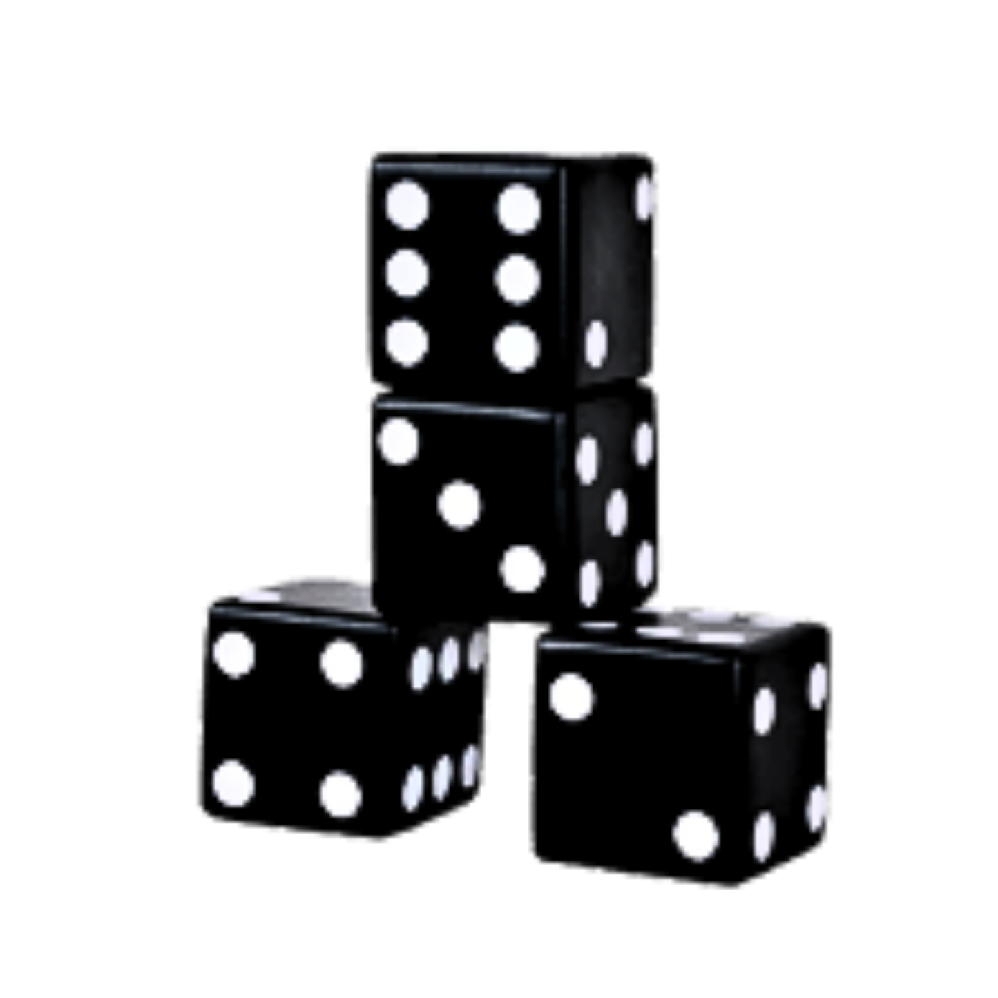 Wooden Dice Black (SS036)