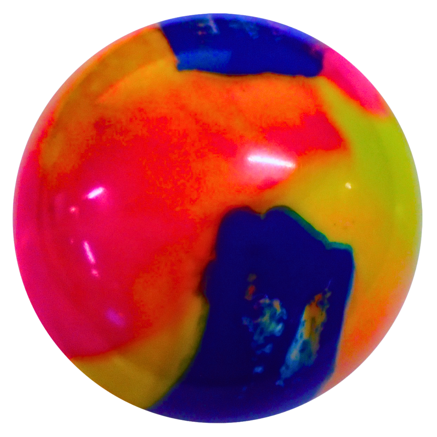 Multicolour Glossy Hockey Ball