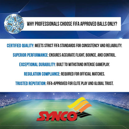 FIFA Quality Pro Football- Dynamo Football Size-5 | Synco