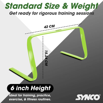 AGILITY FLAT HURDLE (Sizes 6", 9:, 12" & 15")