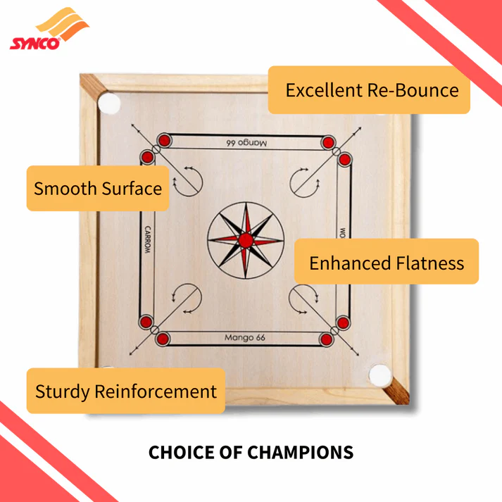 Mango 66 carrom board