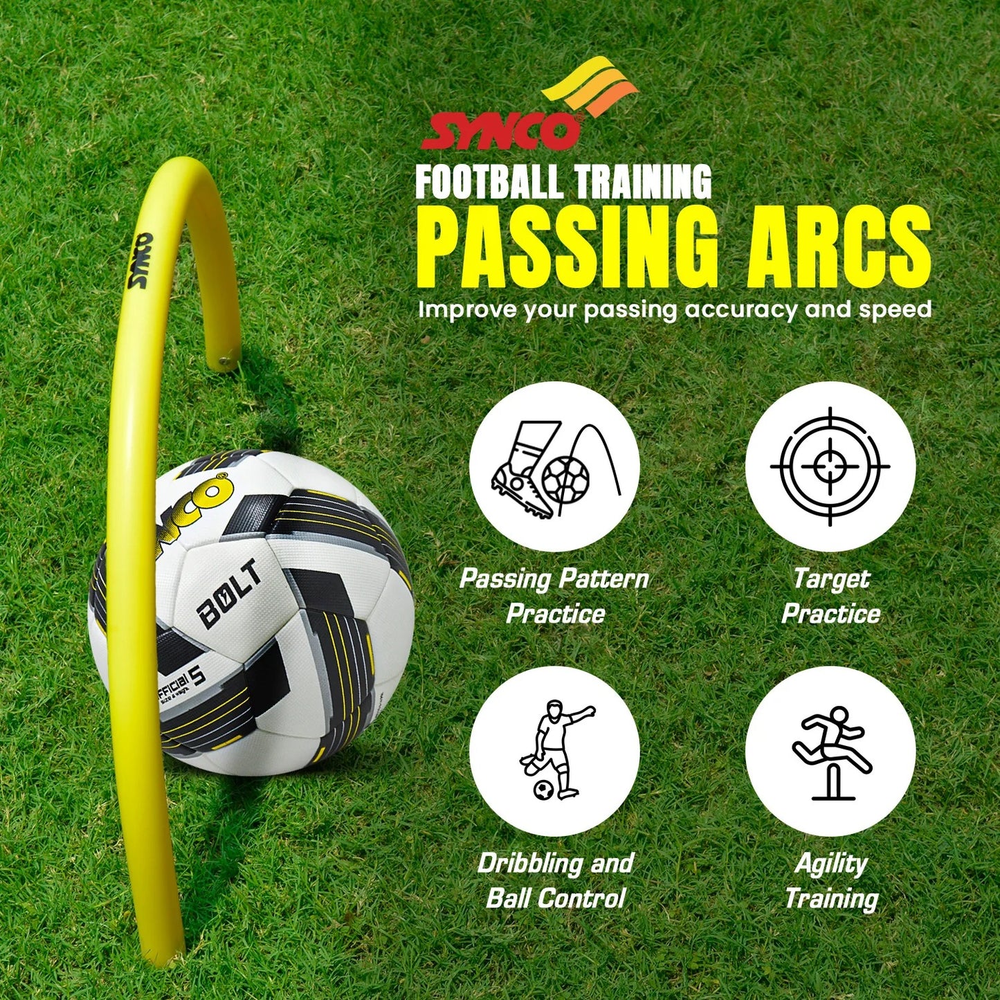 Round Passing Arc with Metal Spike