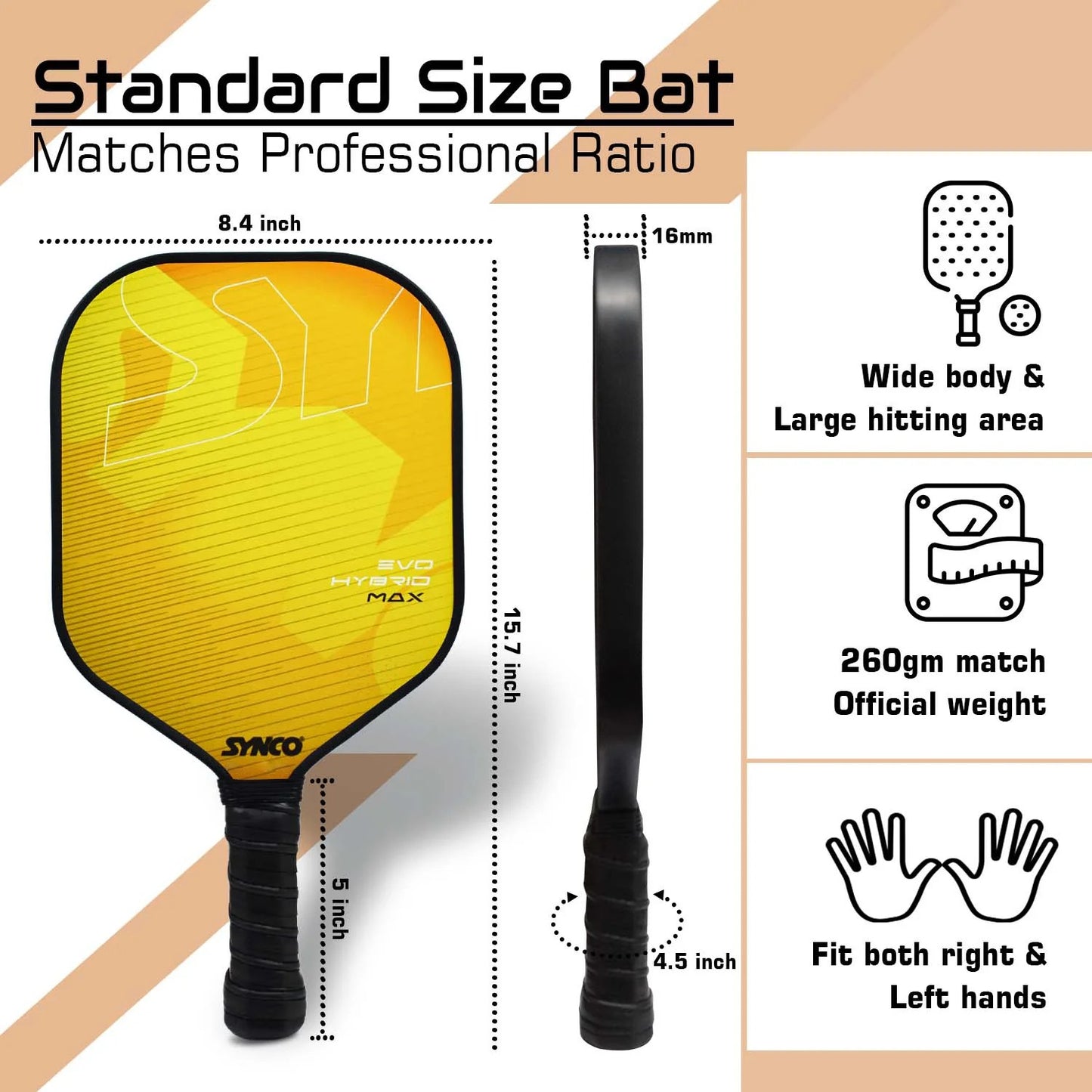 Fiberglass Pickleball Paddle set