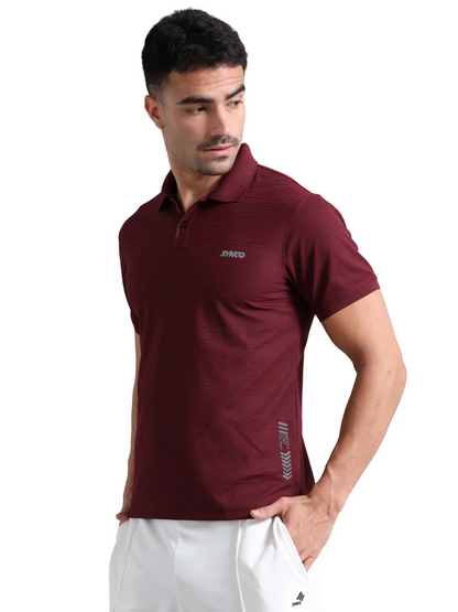 Polo t-shirt (maroon)