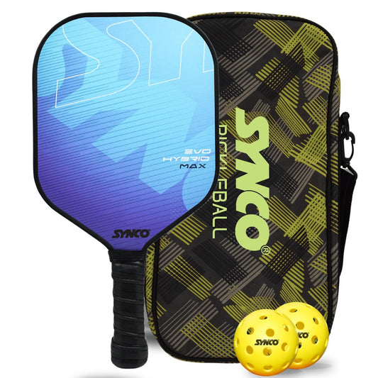 Fiberglass pickleball paddle set
