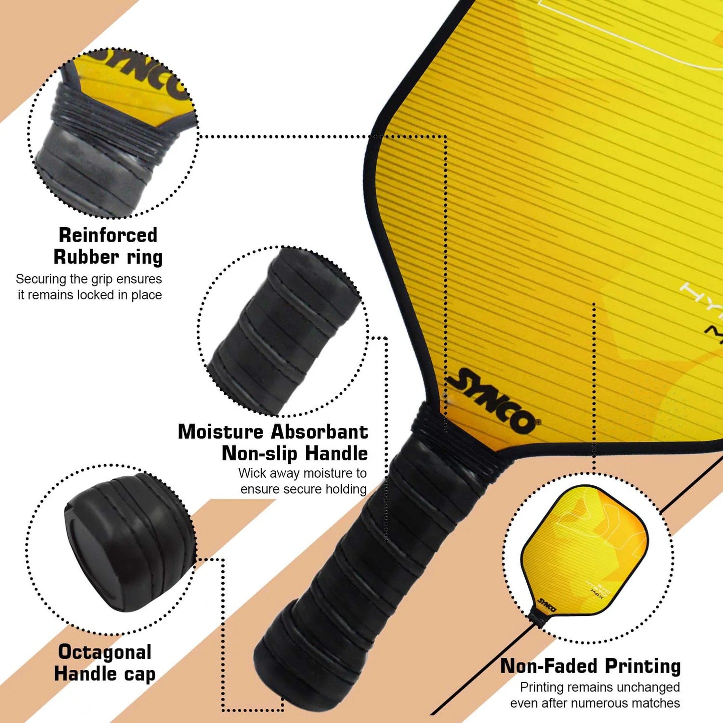 Fiberglass Pickleball Paddle set