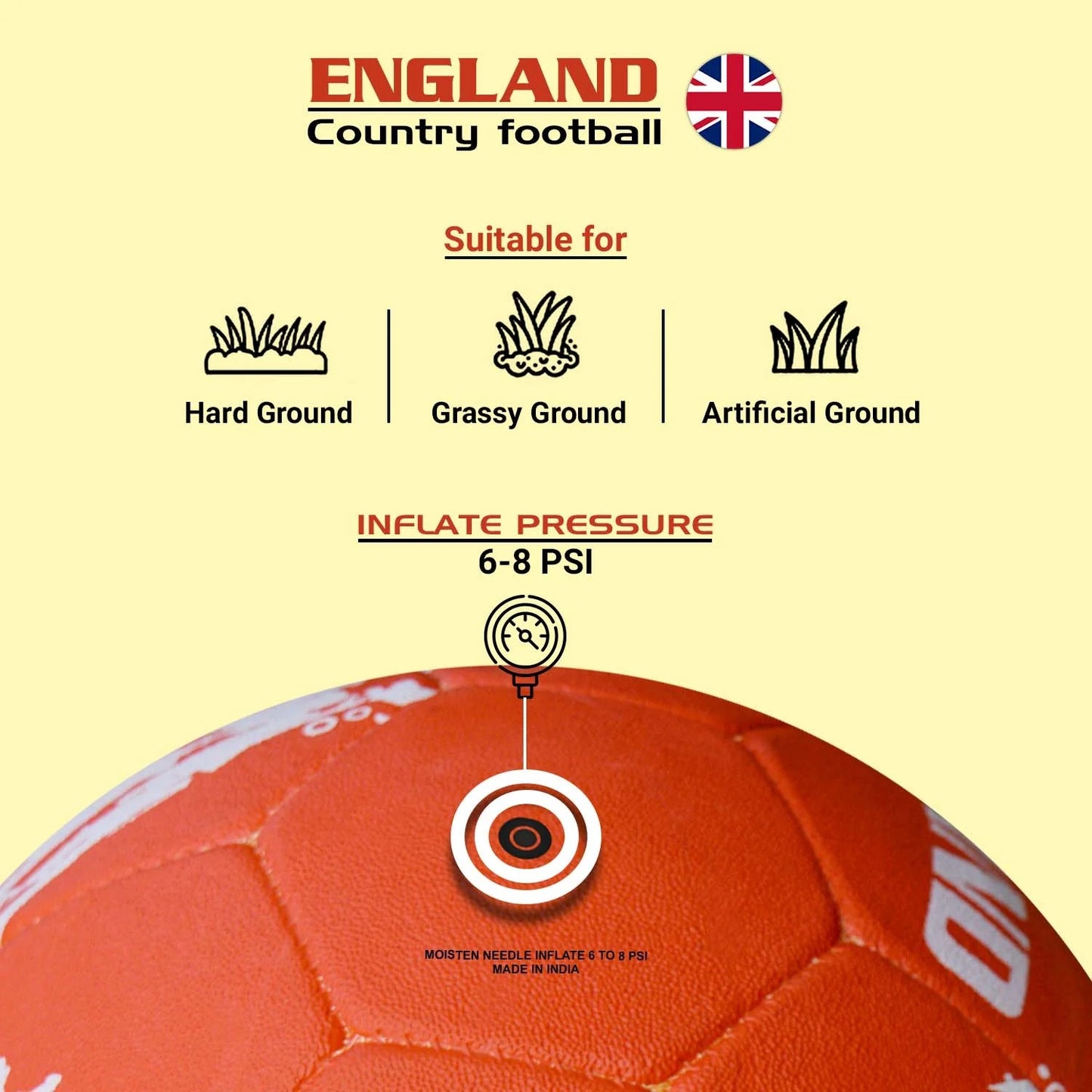 England Rubber Moulded Ball