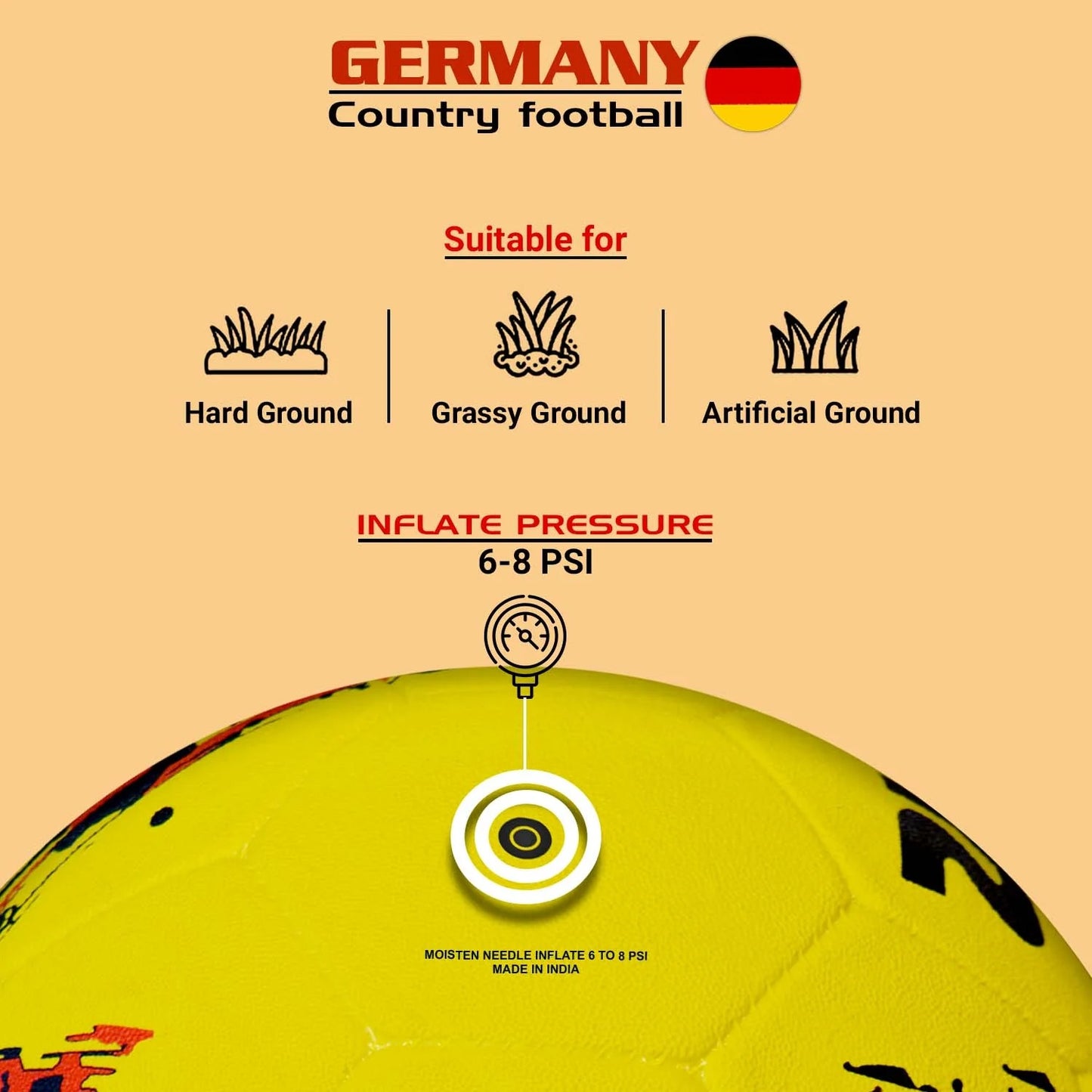 Germany Rubber Moulded Ball
