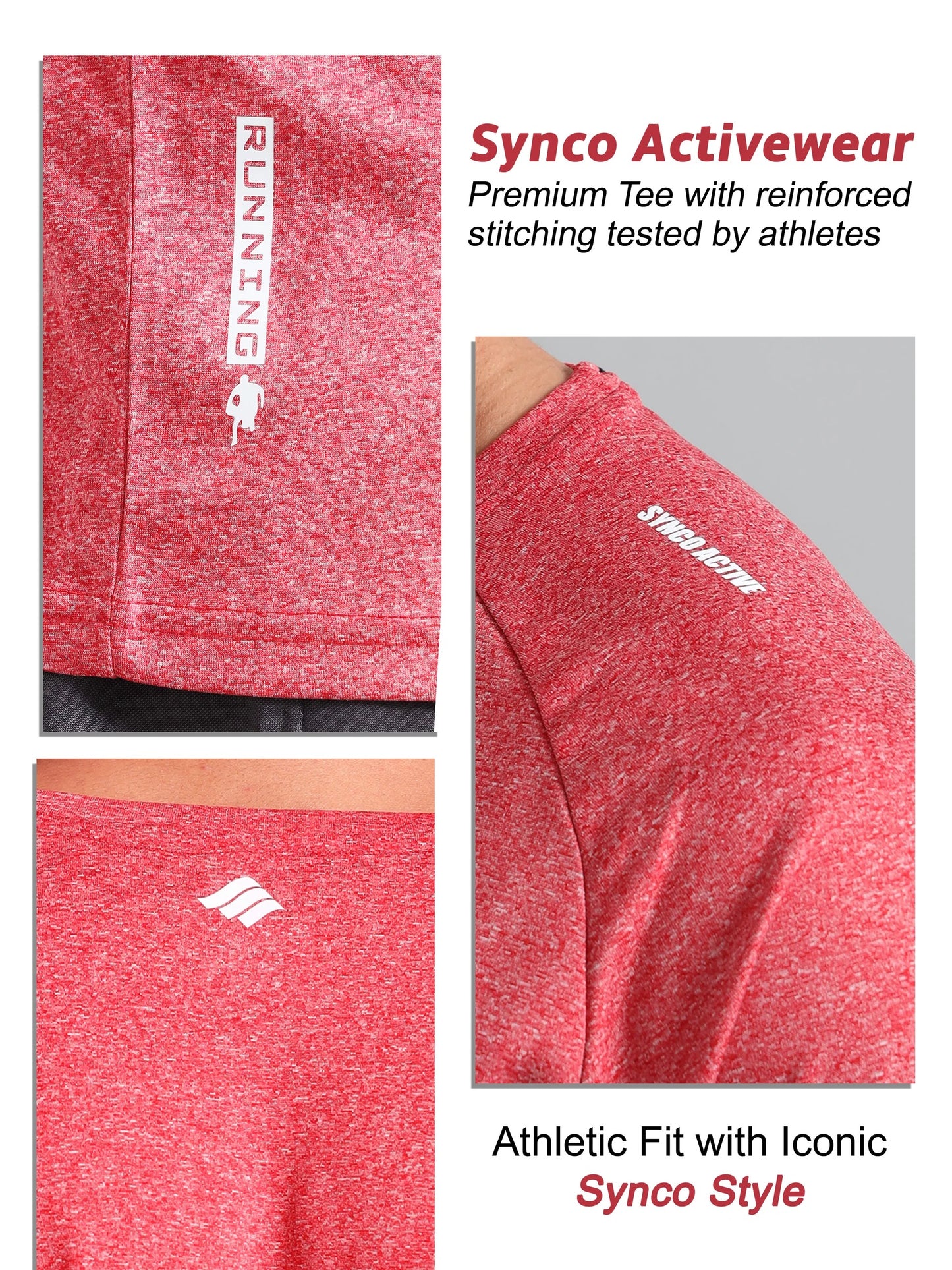 Fusion sports T-shirt (Red)