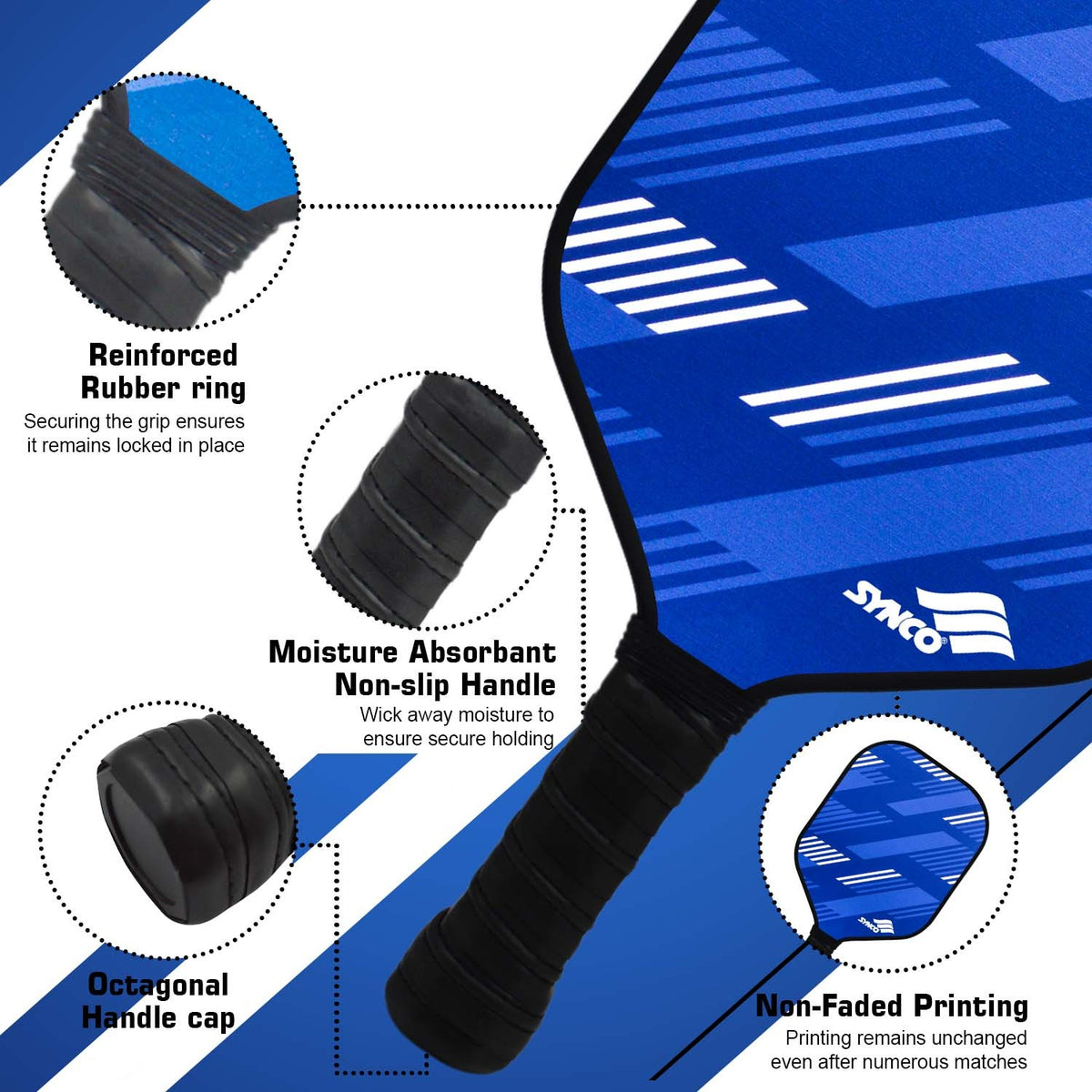 Carbon fiber Pickleball paddle set