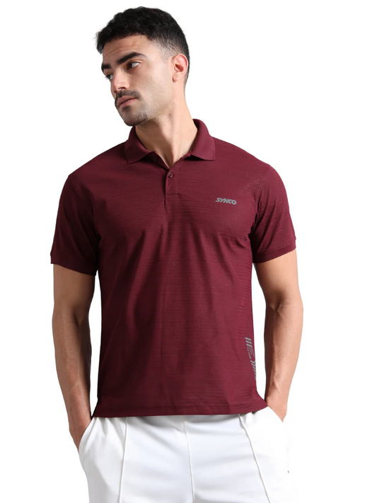Polo t-shirt (maroon)