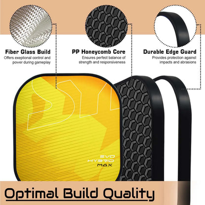 Fiberglass Pickleball Paddle set