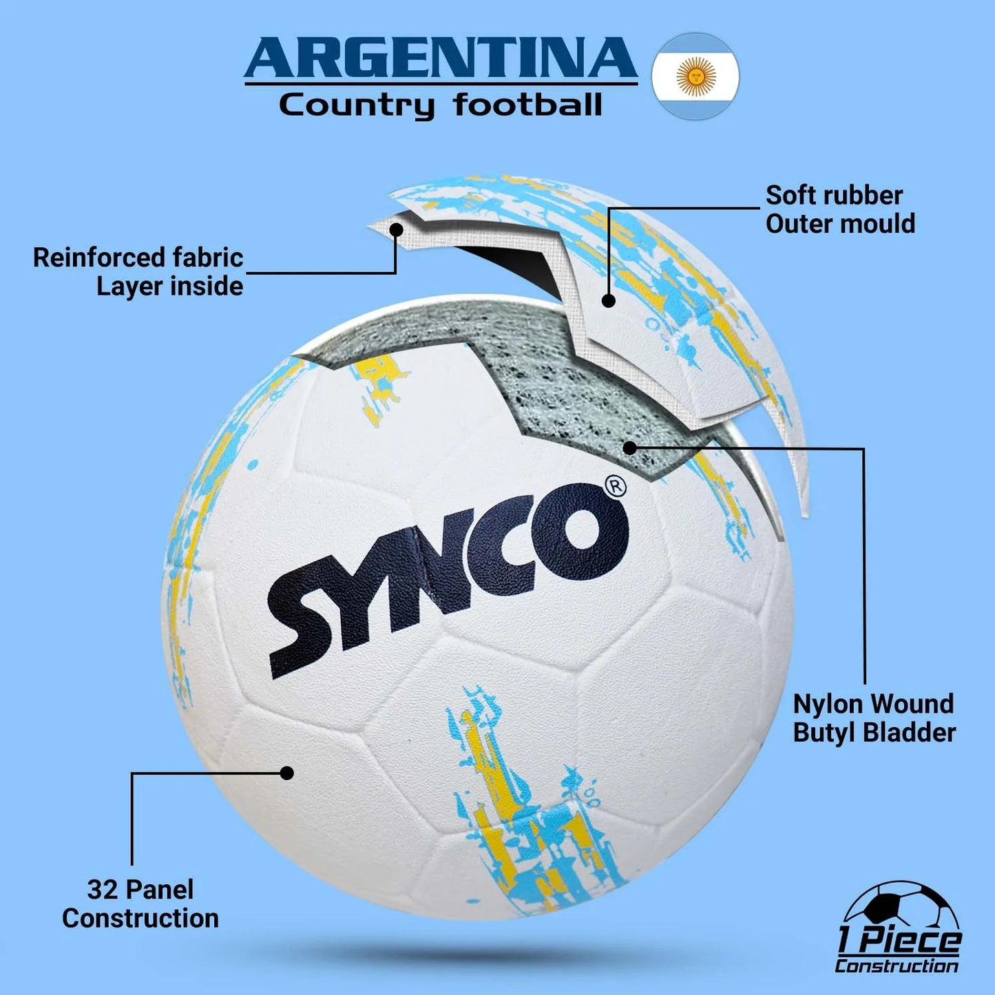 Argentina Rubber Moulded Ball