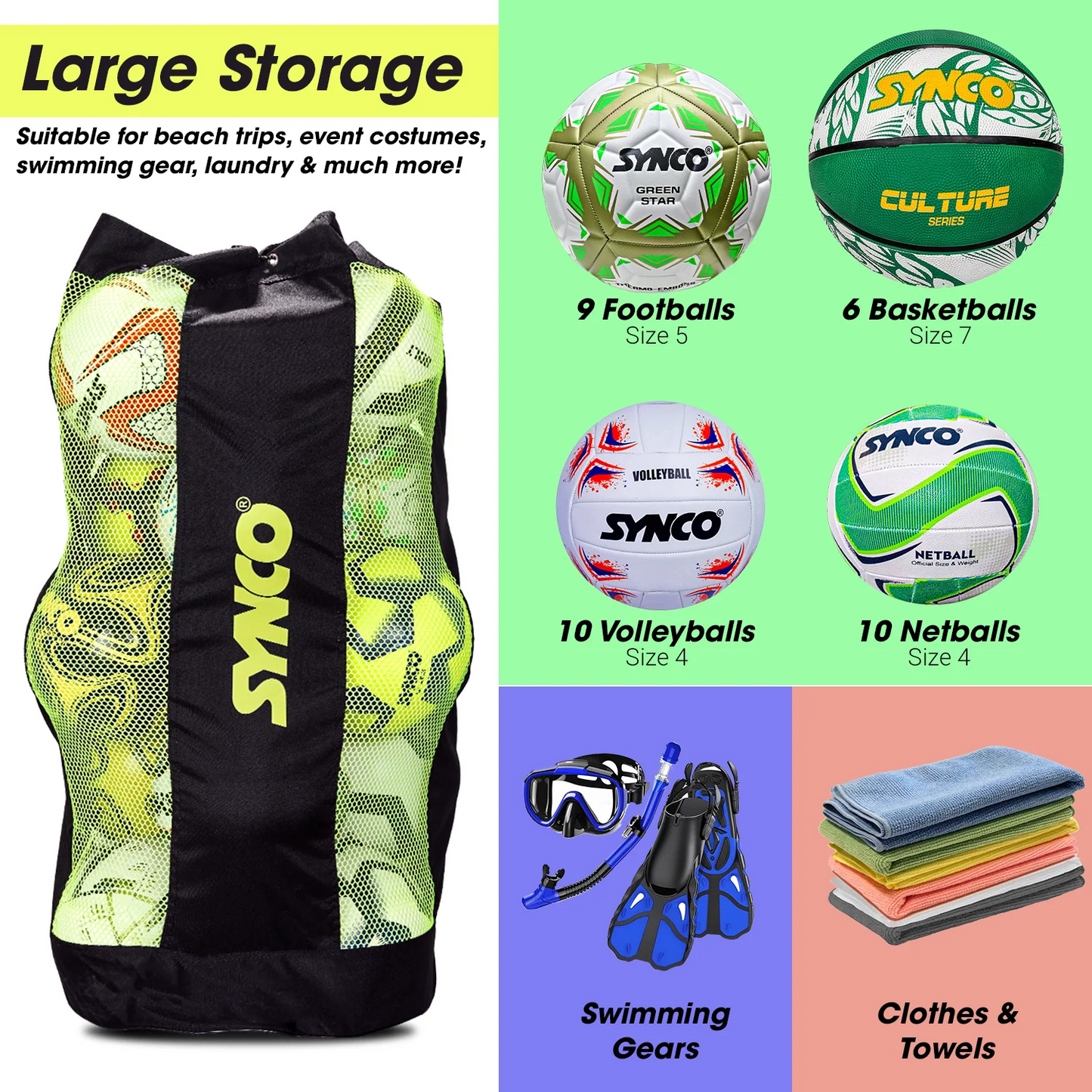 Synco XL Large Ball Carry Bag