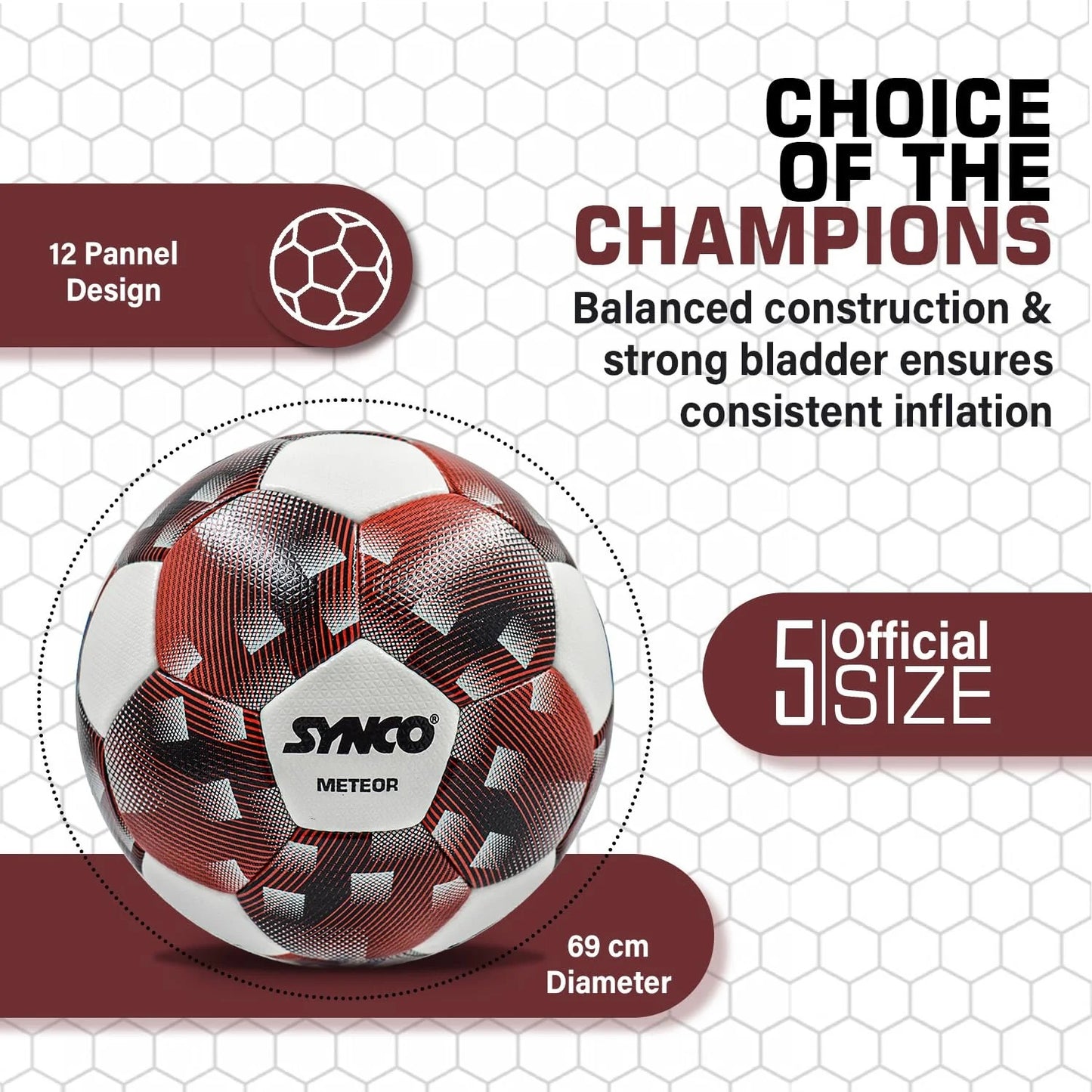 Meteor Football- FIFA Standard Professional Match Ball
