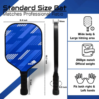 Carbon fiber Pickleball paddle set