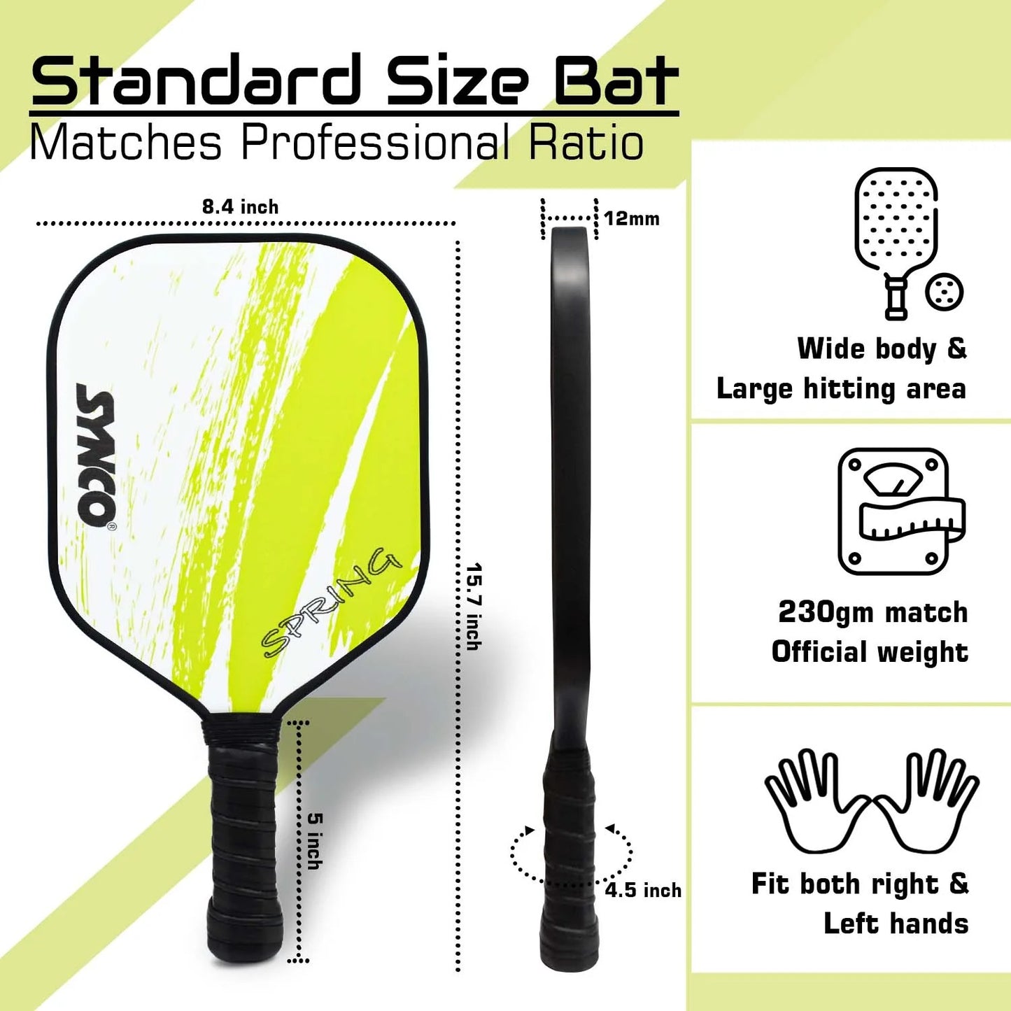 Fiberglass Pickleball Paddle