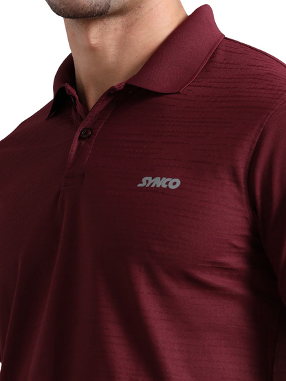 Polo t-shirt (maroon)