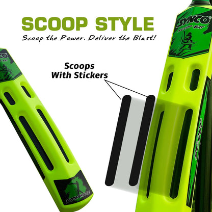 Plastic Cricket Bat with Scoop