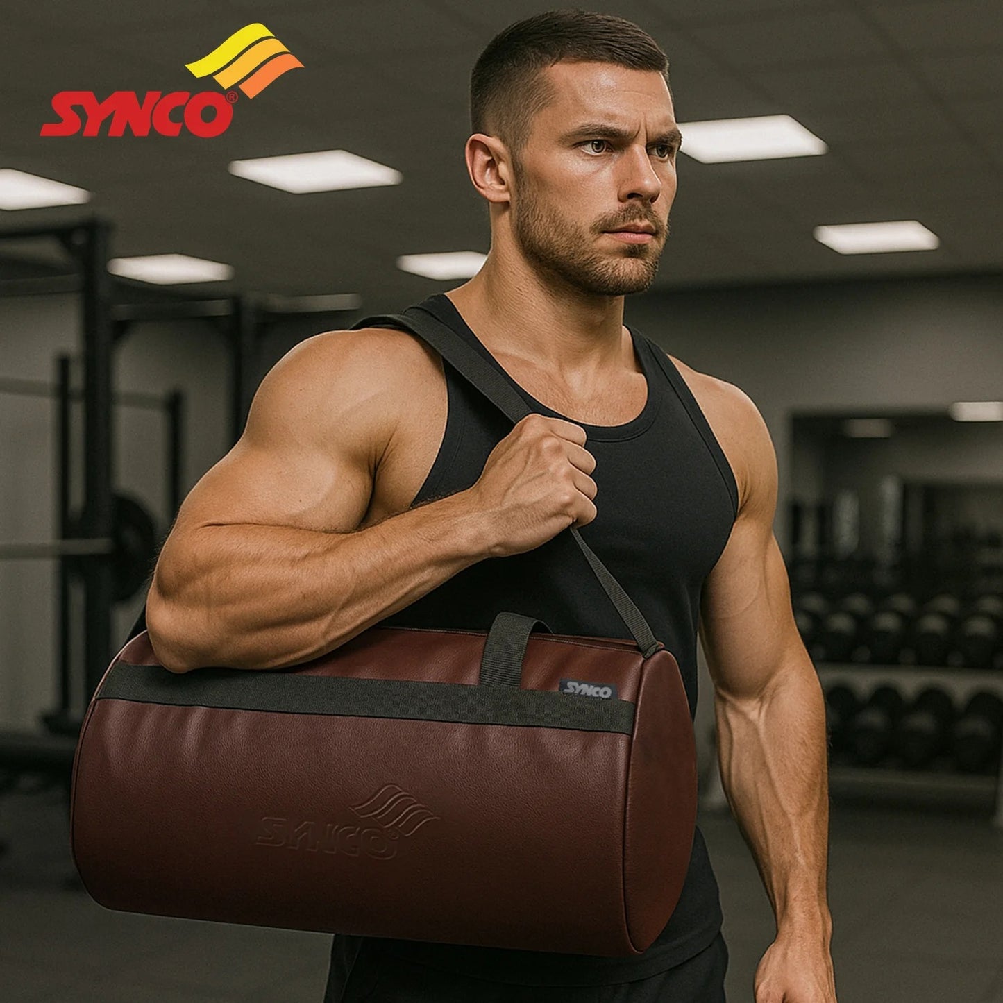 Leather Gym Bag