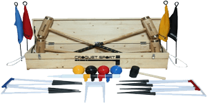 Elite Croquet Set- 4 Player in wooden box (SS012-B)