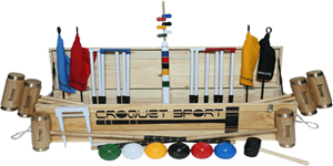 Elite Croquet Set- 6 Player in wooden box (SS013-B)