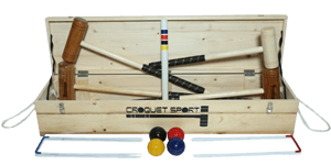 Family Croquet Set- 4 Player in wooden box (SS002-B)