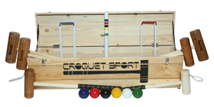 Family Croquet Set- 6 Player in wooden box(SS003-B)