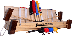 Genext croquet set â€“ 4 player in wooden box (SS008-B)