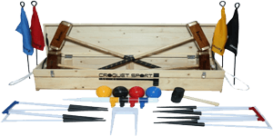 Hurlingham Croquet Set- 4 Player in wooden box (SS014-B)