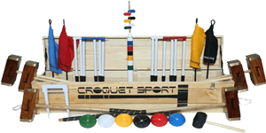 Hurlingham Croquet Set- 6 Player in wooden box (SS015-B)