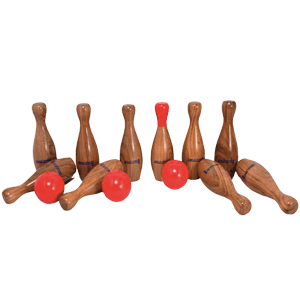Wooden Skittle Set (SS022)